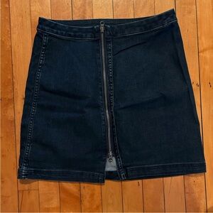 Free People sz 12 denim skirt